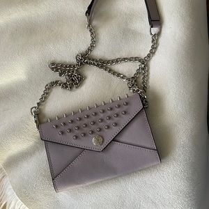 Rebecca Minkoff Purple Crossbody Bag with Studded Detailing